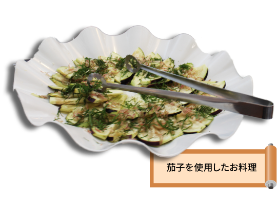 茄子を使用したお料理